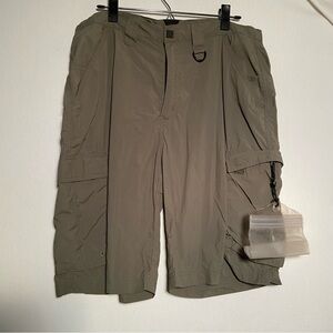 Boy Scouts of America Men's Shorts Centennial Uniform Nylon Cargo Size Medium‎